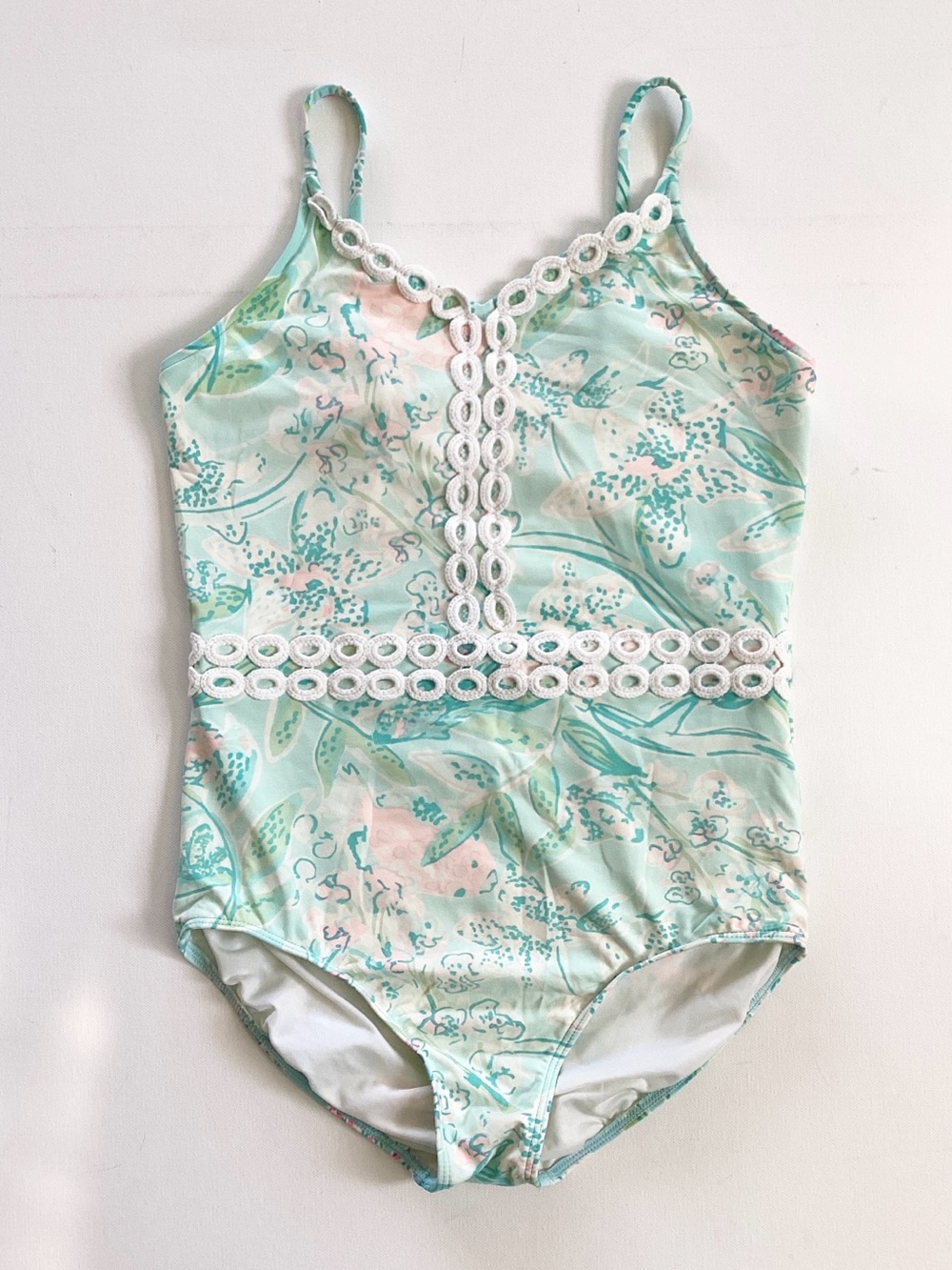 Lilly Pulitzer Floral Fish One-Piece Swimsuit